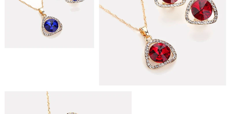 AYAYOO Bridal Jewelry Sets Indian African Beads Jewelry Set Gold Color Fashion Jewelery Sets For Women Wedding Costume Jewellery (5)