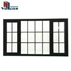 industrial windows aluminum fixed and casement window tempered glass windows
