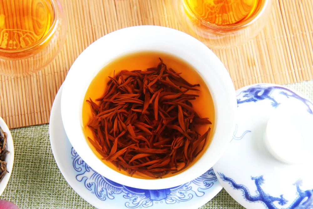 Health Jiulongshan Double-fermented Bagged Red Organic Black Tea