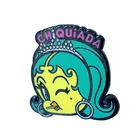 Top quality blank soft die struck brooch enamel lapel pin