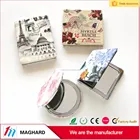China custom souvenir double side makeup mirror