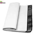 Clear transparent Custom logo eco friendly plastic shipping bag courier envelope express bags for clothes