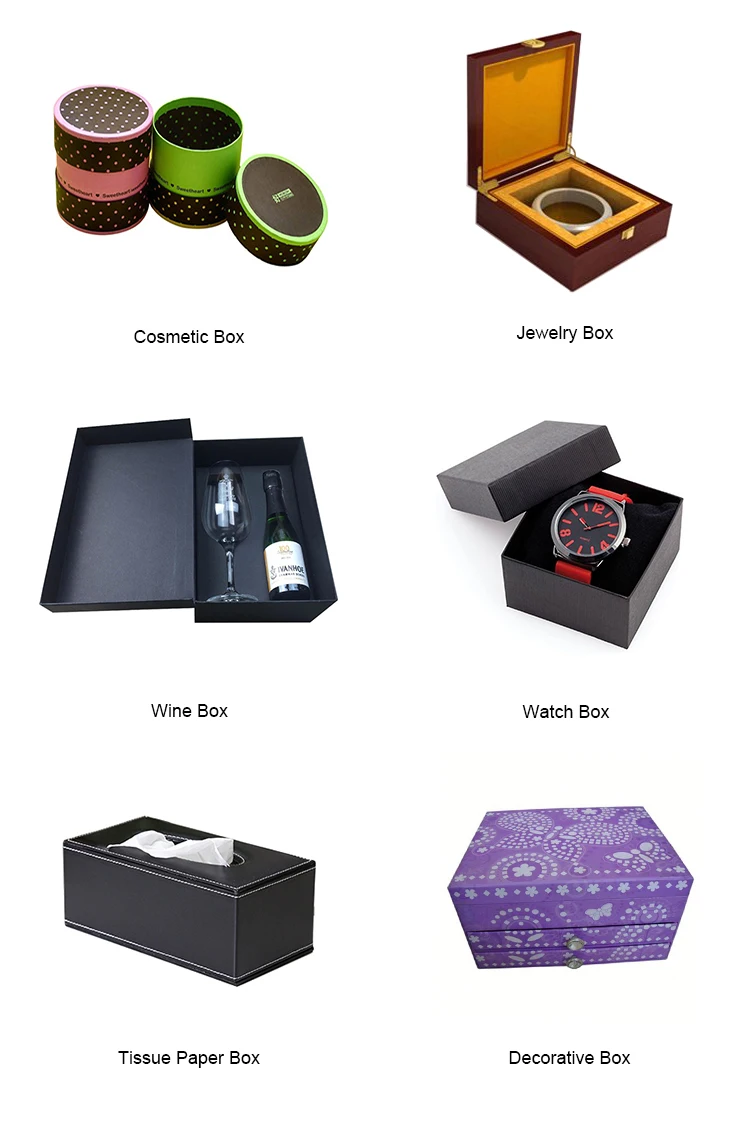 recycle luxury packing paper gift box rigid fashion drawer box