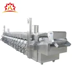 continuous industrial frying machine fryer for chicken nut chicken