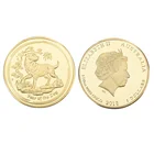 Newest 2018 Year Of Dog Coin Australia Calendar Zodiac Lunar Year Gold Plated Coins Replica