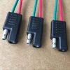 2 pin way Trailer Light Wiring Harness Extension 2 Pin Male Female 18 AWG Flat Wire Connector Pigtail