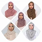 Wholesale Soft Pearl Chiffon Scarf Hijab Women Muslim Hijab
