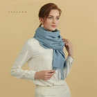 Ladies good price plain 100% mongolian wool pashmina scarf shawl