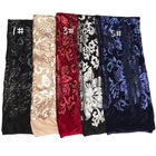 Royal blue indian tulle sequin embroidered sale whoelsae mesh black wedding african lace fabrics