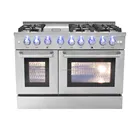Heavy Duty Stainless Steel Chinese Cooking Range Stove
