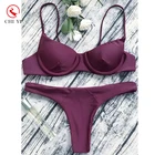 2017 New Low MOQ Push Up Underwire bikini 2017 swimwear