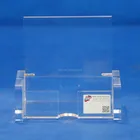 ACRYLIC DISPLAY CASE HARD PVC CLEAR PLASTIC ID CARD CASE HOLDER