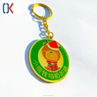 custom gold plating key chain / metal key rings