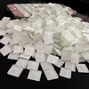 fancy neon color square shape decorative glue on crystal beads