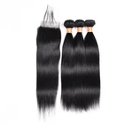 Jinfuyuan Wholesale Vendors 100% Remy Natural Double Drawn Mink Raw Virgin Extension Human Bundle Cuticle Aligned Brazilian Hair