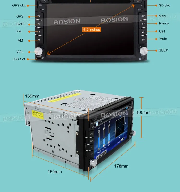 Bosion 62 Inch Double Din Wiring Diagram - Diagram For You