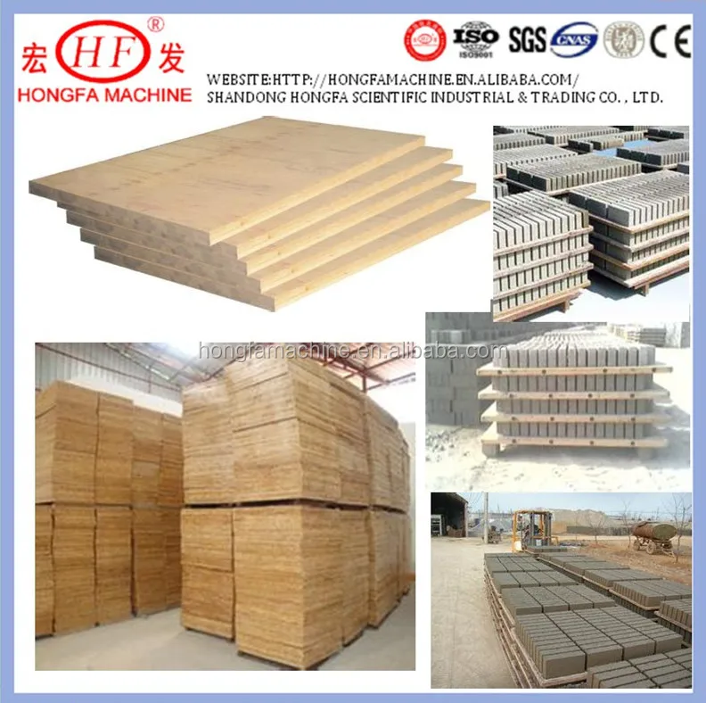 cheap price pvc pallet brick pallet/ block pallet for concrete block machine