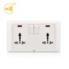 Multifunctional UK universal 13A wall switch socket outlet