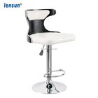 Good Quality PU Luxury Leather Metal Leg Bar Stool LS-11091