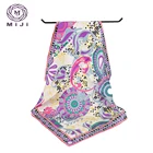 Girl elegant 100% Square brand Silk Scarf