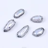 Long Freshwater Pearls Druzy Stone Beads Pave Rhinestone Crystal Connector Spacer Bead