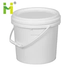 5L Cheap Plastic Buckets with Lids & Plastic Handle