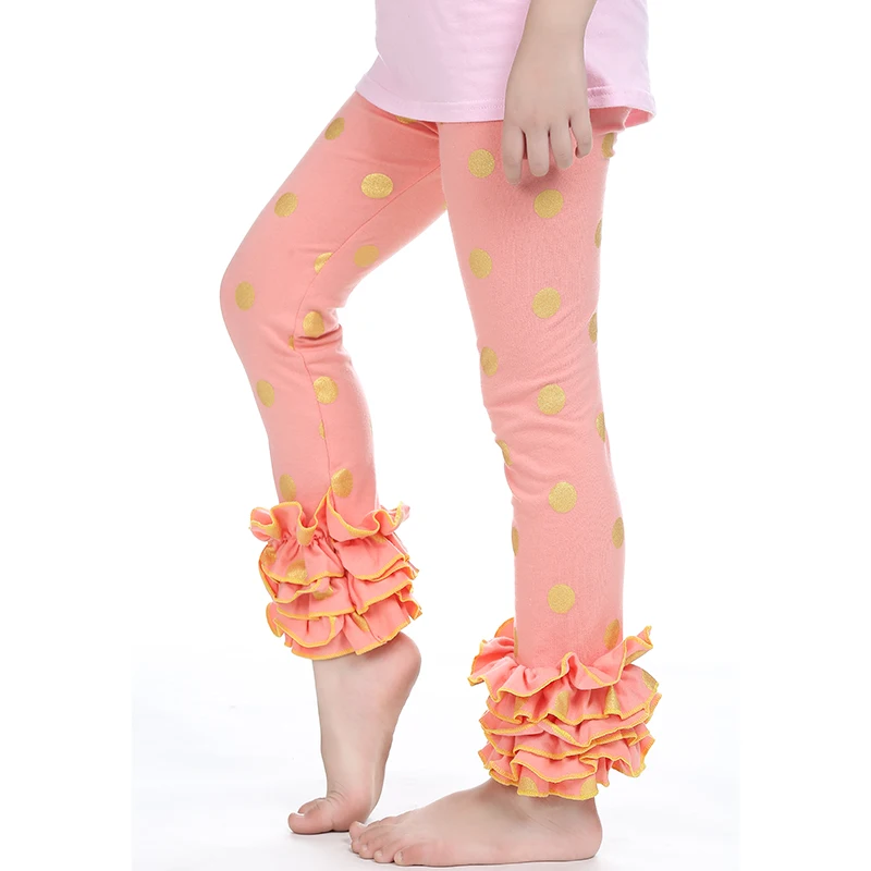 Kids Cotton Ruffle Pants 2015 Hot Selling Ruffle Leggings Clothing