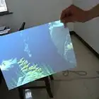 3D projection mapping holographic Screen transparent holographic projector screen rear projection screen