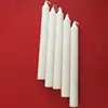60g unscented tearless long burning white wedding candle