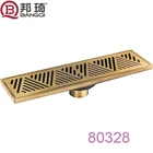 Brass carving floor application floor drain for floor application accessories