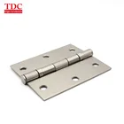 3"x2.5" Satin Nickel Iron Steel Brazil Furniture Hinge