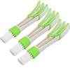 Amazon Hot Sale Double Head Car Air Conditioner Vent Slit Cleaner Brush Window Dusting Blinds Keyboard Cleaning Brushes