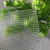 different patterned decorative glass trendy unique art design clear tempered glass