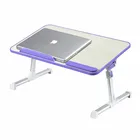 Customize Office Computer Desk 17 Inch Aluminum Adjustable Folding Bed Laptop Table Stand