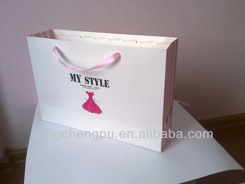 custom logo wholesale handmade craft small paper gift bag