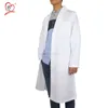 Unisex long sleeve nurse mandarin collar white lab coat
