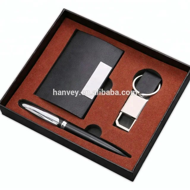 high quality wholesale promotion gift luxury custom pu leather