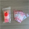 Manufacturer Apple Brand Mini Plastic Bag with Zipper