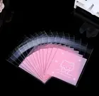 China supplier custom logo high quality self adhesive resealable clear polythene plastic bags for cloths