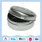 Aluminium Soap Boxes Aluminum Plain Printing Small Round Aluminium Box For Soap/Comestic