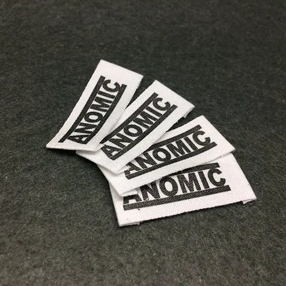 customized high quality woven label for