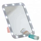 Lighted Vanity Makeup Mirror,Cosmetic Desktop Travel Bathroom Mirrors for Beauty Dressing Shaving Flossing with 14 LED Lights