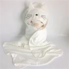 500gsm Terry 500gsm Thicker Organic Bamboo Terry Hooded Baby Bath Towel