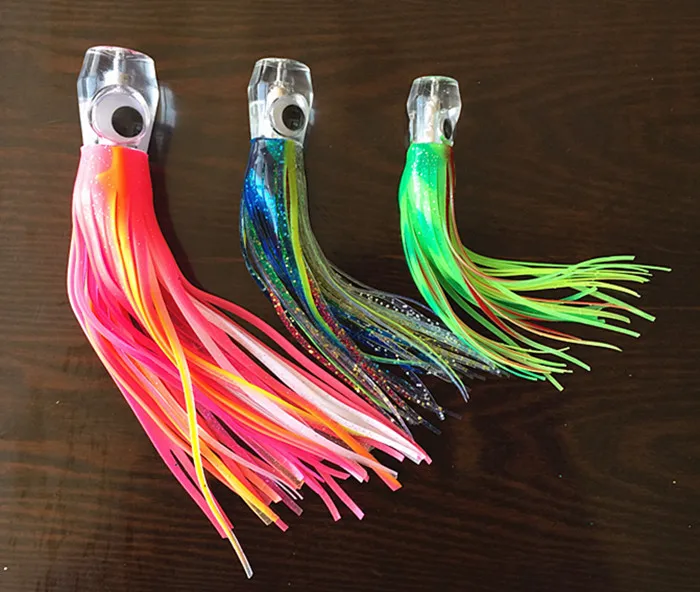 8.5inch 6.5inch 5.5inch Octopus Fishing Lure Big Sea Trolling Skirt Bait Big Ocean Game Lure Tuna Bait Fishing Tackle