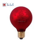 Hot sale new design G80 2W night-light decorative led laser print lamp motif glass bulb