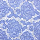 Custom cheap sequence blue lace material by the yard