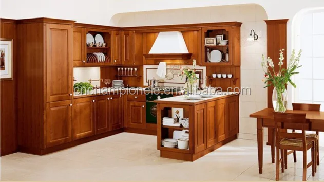Beech Wood Marble Benchtop Kitchen Cabinets Made In China - Buy Birch ...