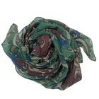 Luxury Customized Digital Print 8mm 100% Pure Silk Georgette Scarf Head Hijab