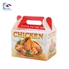 Hot sale custom logo fried chicken handle paper box