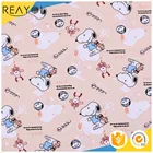 Terry Terry Fabric New Arrivals Lovely Snoopy Printed 95% Cotton 5% Spandex Knitted Printed Terry Cloth Fabric For Baby
